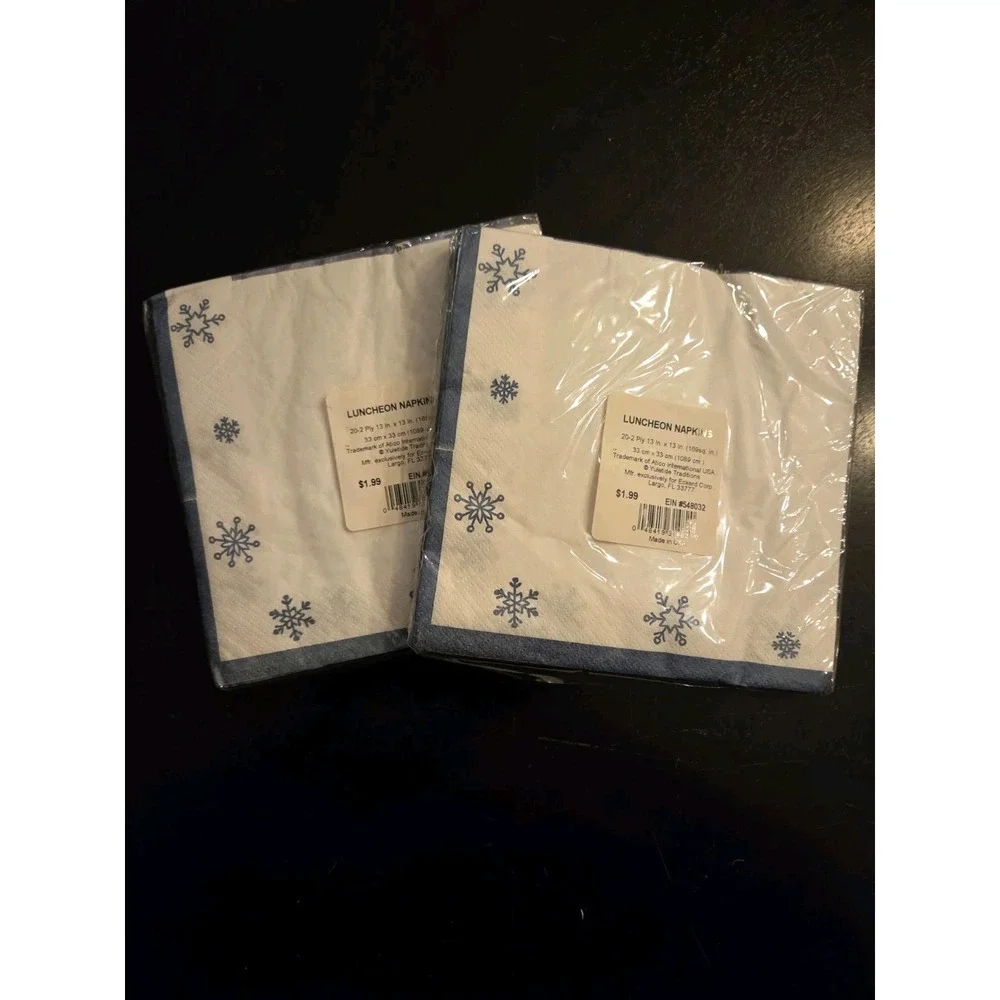 Snowmen Winter Napkins - 2‎ New Packs